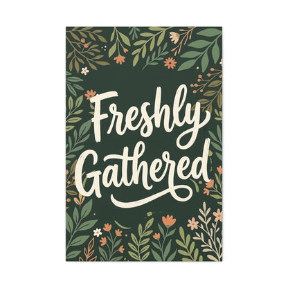 Copy of Copy of Copy of Vintage Art Nouveau Woman Canvas Print — Floral Portrait Matte Stretched Wall Art