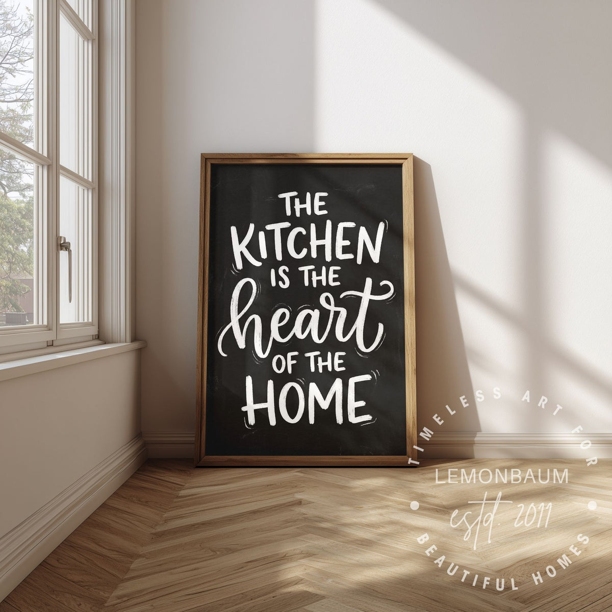 Die Küche ist das Herz des Hauses – Küchen-Wandkunst – Poster