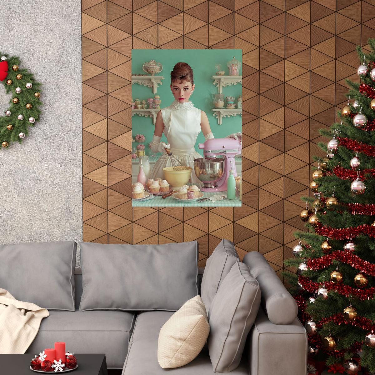 The Perfect Batch Poster | Pastel Retro Kitchen & Baking Wall Art