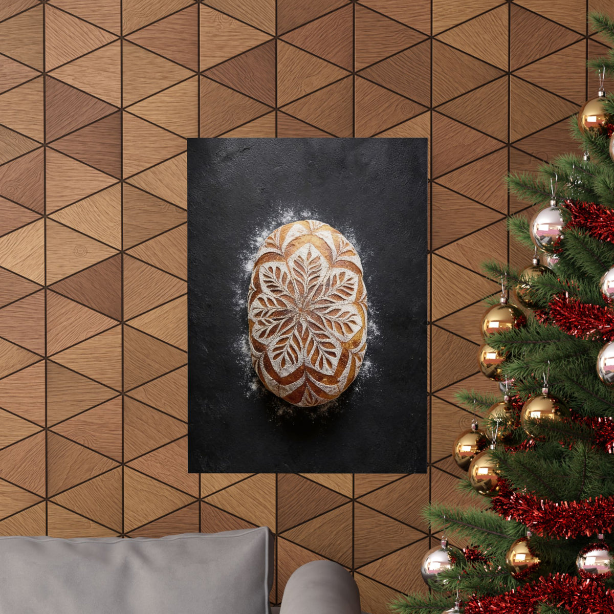Copy of Copy of Modern Art Lady with Marigolds Matte Vertical Poster | Vintage Floral Portrait