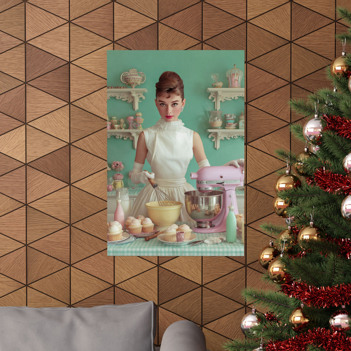 The Perfect Batch Poster | Pastel Retro Kitchen & Baking Wall Art