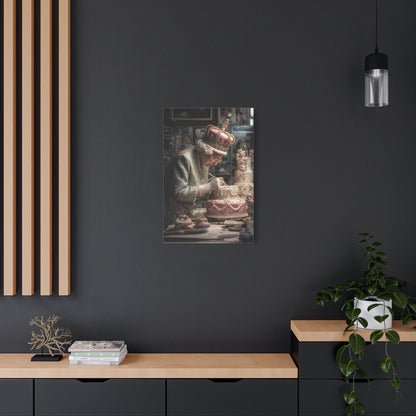 The Royal Cake Decorator | Canvas Quirky Cake & Kitchen Wall Art