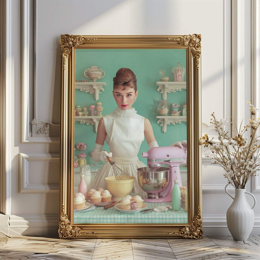 The Perfect Batch Poster | Pastel Retro Kitchen & Baking Wall Art