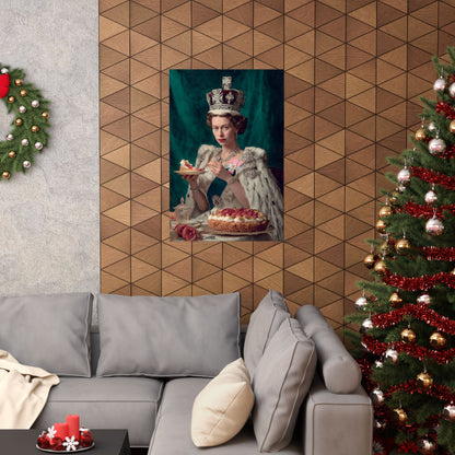A Royal Slice Poster | Regal Vintage Cake & Kitchen Wall Art