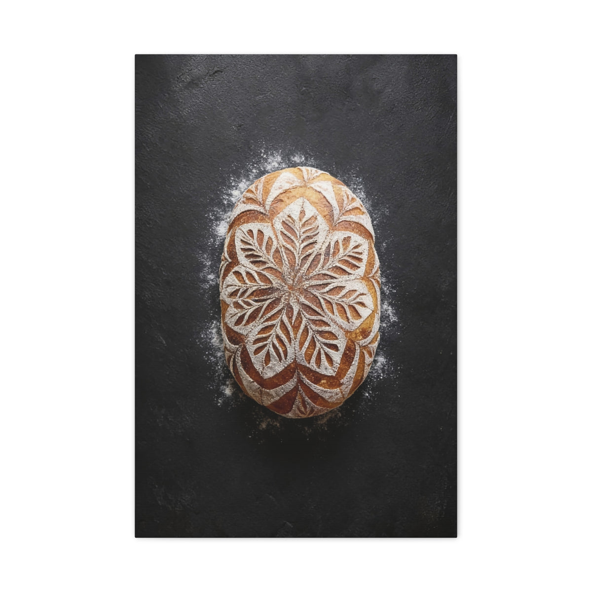 Copy of Copy of Vintage Art Nouveau Woman Canvas Print — Floral Portrait Matte Stretched Wall Art