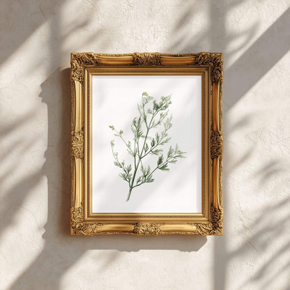 Wild Fennel Sprig Wall Art | Kitchen Botanical Poster | Lemonbaum