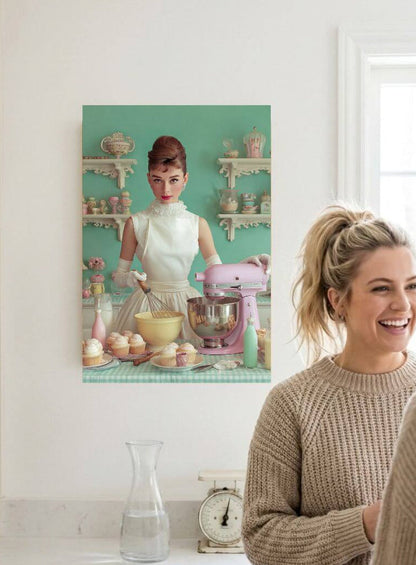 The Perfect Batch Canvas | Pastel Retro Kitchen & Baking Wall Art